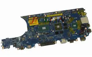 Laptop Mainboard 0N98Y6 N98Y6 For Latitude E5570 Laptop Motherboard W/ I7-6820HQ CN-0N98Y6 ADP80 LA-C841P W/ GPU DDR4