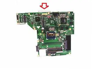 FOR GE70 MS-1759 Laptop Motherboard MS-17591 VER 1.0 DDR3 W/ I5-4200H CPU and GTX 850M GPU FOR GE70 MS-1759 Laptop Motherboard MS-17591 VER 1.0 DDR3 W/ I5-4200H CPU and GTX 850M GPU