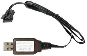 1PC 7.4V (3.7V x2) Charger SM-4P Li-ion Power Electric RC Toys Car Boat USB Charging Cable