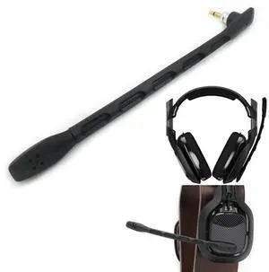 Replacement Game Microphone 18cm  7.09 inchesLong for Astro A40 Gaming Headsets Gaming Headphones Plug-in Repair Parts