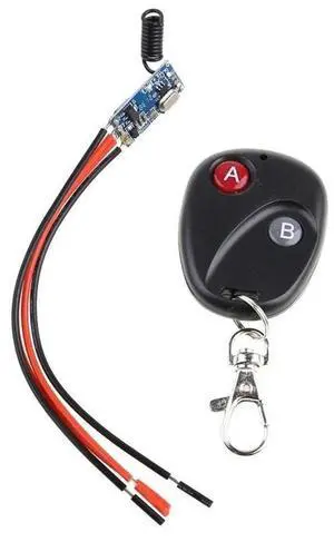 433Mhz Receiving Relay Universal Wireless Remote Switch Micro Switch Module LED Lighting Controller DC3.7V 3V 5V 6V 7V