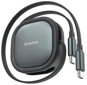 60W Type C to Type C Charging Cable USB2.0 480Mbps Retractable PD Fast Data Sync Cord for Cellphone Tablets