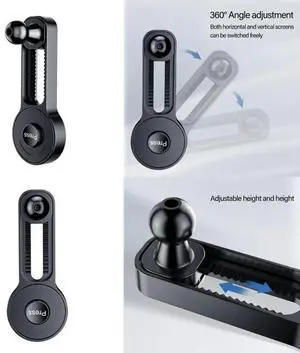 Adjustable 17mm Ball Joint Extension Arms Bracket Suitable For Car Air Vent Phone Stand And Navigation Mounting Solution Adjustable 17mm Ball Joint Extension Arms Bracket Suitable For Car Air Vent Phone Stand And Navigation Mounting Solution