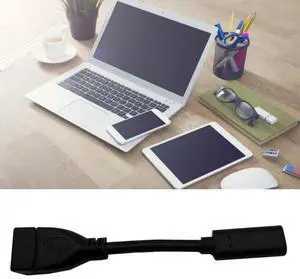 Flexible USB C Female To USB Female Adapter 5Gbps Data Syncing USB C to USB Adapter Cable Compatible for Laptops