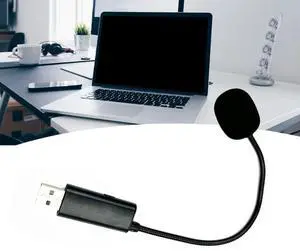 USB Microphone Omnidirectional USB Microphone for Games Chat Universal Laptop PC Microphone with Switchs