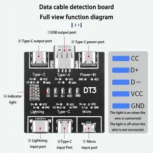 USB C Charging Cable Analyzers For phone Devices Type C Port Testing And Electrical DIY Maintenance USB C Charging Cable Analyzers For phone Devices Type C Port Testing And Electrical DIY Maintenance