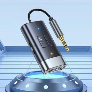 Wireless Sound Adapter Bluetooth-compatible 5.4 for Home and Travel Supports aptX LL Connectings 2 Headphones