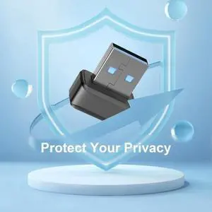 USB Fingerprint Key Reader Advanced Security Access Window Hello Fingerprint Reader for 10/11 Laptops Computer