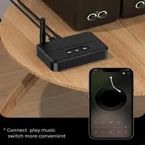 Music Receiver Transform Old Speakers To Wireless 3.5mm Output USB Playback