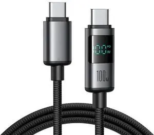 Type C Cable 100W Fast Charging PD for Laptop phone Builting In Power Monitoring Nylon Braided for Various Phone