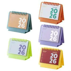 2026 Desktop Calendars Simple Desk Calendar Standing Calendar for Office
