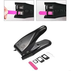 Phone Accessory Easy Operate Card Cutting Tool with Ejection Pin & Adapter Multifunction Card Cutter