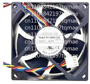 Cooling Fan For PVA080G12Q-Q26-AB DC12V 0.65A 8CM 4PIN