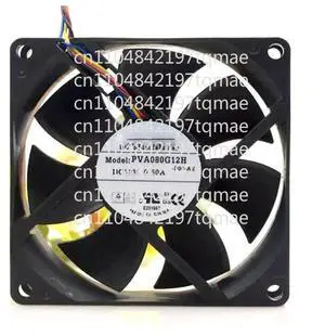Cooling Fan For PVA080G12H-P00-AE DC12V 0.60A 8CM 4PIN