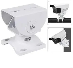 Strong Camera Mounting Bracket with 360 Rotation Lightweight Aluminum Construction Simple Installation for Surveillances