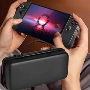 Pouch with Handle for Legion Go EVA Case Game Consoles Protective Case Handbag Black