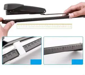 2-20 Sheets Long Sleeve Stapler Office Stapler Long Reach Stapler Desk Stapler Multifunctional Paper Stapler