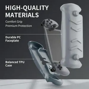 Full Protective Case for Game Console Scratchproof Cover with Adjustable Kickstand Detachable Front Shell Back Case Full Protective Case for Game Console Scratchproof Cover with Adjustable Kickstand Detachable Front Shell Back Case