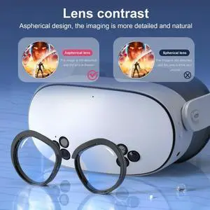 1 Set High Transparencies Anti Blue Light Lens for MQ 3 VR Glasses Offer Easy Installation and Fog Resistance