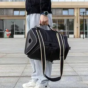 Lightweight Travel Bag for Bluetooth-compatible Speaker Offers Easy Transportation with Adjustable Shoulder Straps