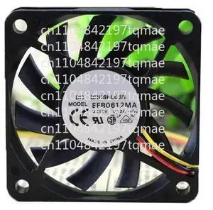 Cooling Fan For DELTA EFB0612MA-F00 60*60*10MM DC12V 0.12A 3lines