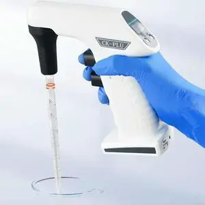 Rechargeable Aspirator Manager With Guard Gate And Quick Dispensing Feature 5 Ticks Per 25ml Transfer Accuracy Control