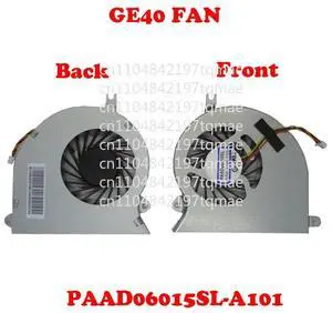 CPU FAN For GE40 PAAD06015SL-A101 MS1492 GE40 2OC 2OL 2PC MS1491 X460 X460DX CPU FAN For GE40 PAAD06015SL-A101 MS1492 GE40 2OC 2OL 2PC MS1491 X460 X460DX