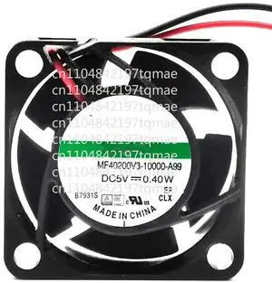 FOR Cooling Fan MF40200V3-10000-A99 DC5V 0.4W 2PIN FOR Cooling Fan MF40200V3-10000-A99 DC5V 0.4W 2PIN