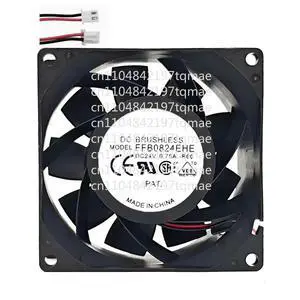 Cooling Fan For DELTA FFB0824EHE-R00 80*80*38MM DC24V 0.75A 2lines