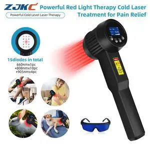 ZJKC 145W 905nm 808nm 660nm Low Level Laser Therapy Device Cold Laser for Pain Relief