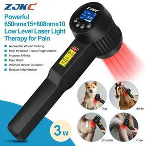 ZJKC 3W Powerful Low Level Laser Therapy LLLT Infrared Light Device for Pain Relief