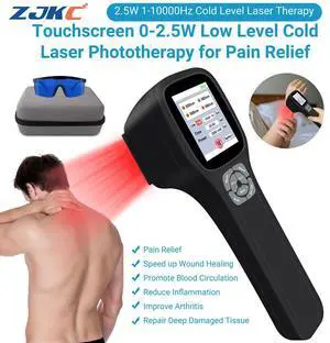 ZJKC 2.5W 1-10000Hz Red Light Therapy for Arthritis Cold Laser Infrared Device