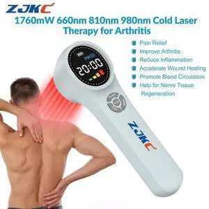 ZJKC 1760mW Cold Laser LLLT Red Light Phototherapy Device for Pain Treatment