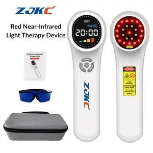 ZJKC 1760mW Infrared Red Light Therapy Cold Laser Treatment LLLT Device for Pain