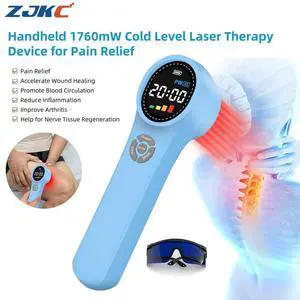 ZJKC 1760mW LLLT Device Cold Laser Therapy 660nm 810nm 980nm Infrared Light for Pain