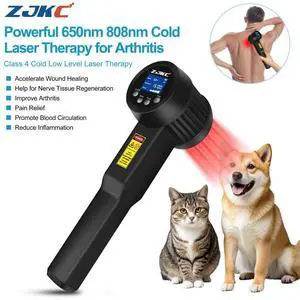 ZJKC Medical Grade 8W Cold Laser Therapy Infra Red Light Therapy Device For Pain ZJKC Medical Grade 8W Cold Laser Therapy Infra Red Light Therapy Device For Pain