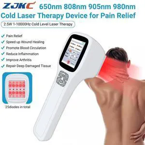 ZJKC Touchscreen Class 4 Cold Laser Low Level Laser Light Device for Pain Relief 2.5W