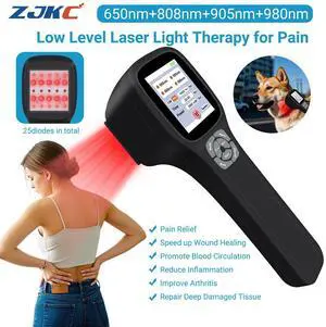 ZJKC 2500mW/2.5W Cold Laser Treatment Device for Arthritis Red Infrared Light Therapy