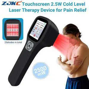 ZJKC 2500mW Class 4 Cold Laser Therapy Low Level Light Treatment LLLT for Pain Relief