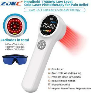 ZJKC 1760mW Class 3b/4 Laser Therapy for Pain Relief Red Light Cold Laser Treatment