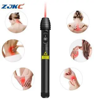ZJKC 500mW 808nm Red Infrared Light Laser Treatment Acupuncture Pen for Pain Relief
