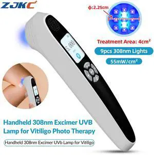 ZJKC 308nm Excimer System Blue Uv Light Therapy Device for Skin Diseases 6-9Diodes