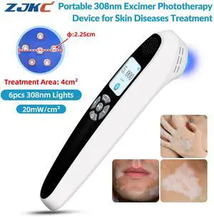 ZJKC 308nm Excimer Home Phototherapy Device for Skin Diseases Uvb Light 20mW/cm2