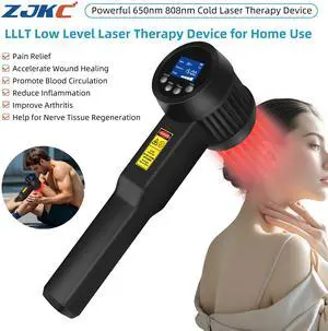ZJKC 3W Infrared Red Light Therapy Cold Laser Treatment LLLT Device for Pain
