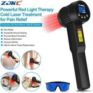 ZJKC 3W Class 4 Laser Treatment Knee Pain Red Infrared Light Therapy LLLT Device
