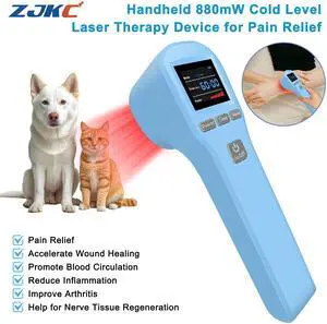 ZJKC 880mW Low Level Laser Therapy Cold Laser Treatment Device for Pain Relief Offer ZJKC 880mW Low Level Laser Therapy Cold Laser Treatment Device for Pain Relief Offer
