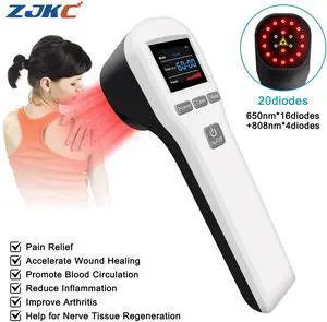 ZJKC 880mW Low Level Laser Therapy Treatment Device for Pain Relief 650nm 808nm ZJKC 880mW Low Level Laser Therapy Treatment Device for Pain Relief 650nm 808nm