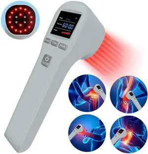 ZJKC Cold Laser Red Infrared Light Therapy Device for Pain Relief Machine 808nm+650nm