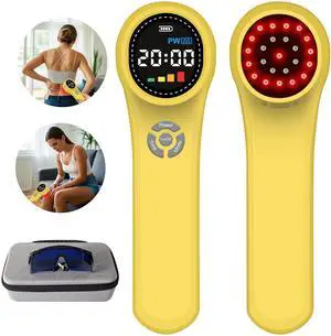 ZJKC 1760mW Red Near Infrared Light Therapy Cold Laser Treatment for Pain Relief