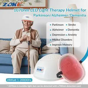 ZJKC 1070nm Near Infrared Light Therapy Helmet for Depression Stroke Treatment